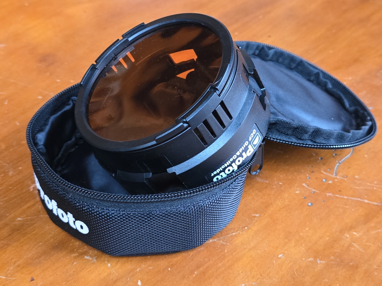 Profoto OCF Grid & Gel Holder W Case And Full CTO Gel Fot B10X B1X B20 B30 More