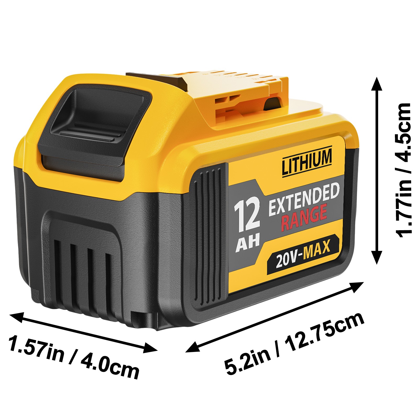 6/2/1pcs 20V 12.0Ah Lithium Battery For Dewalt 20v Max DCB201 Apply To 20v Tool