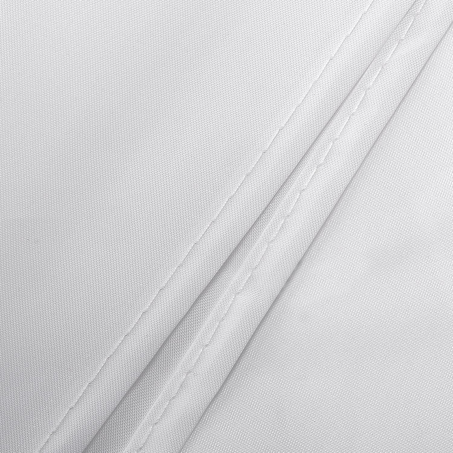 Neewer 12×5 feet/3.6×1.5 meters Polyester White Seamless Diffusion Fabric.