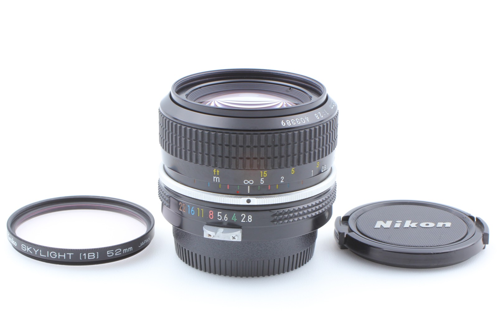 [Top MINT] Nikon 28mm f/2.8 Non-AI Manual Focus Wide-Angle Lens From JAPAN