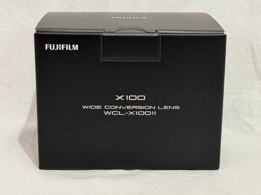 FUJIFILM WCL-X100B II Wide Conversion Lens Black New in Box from Japan