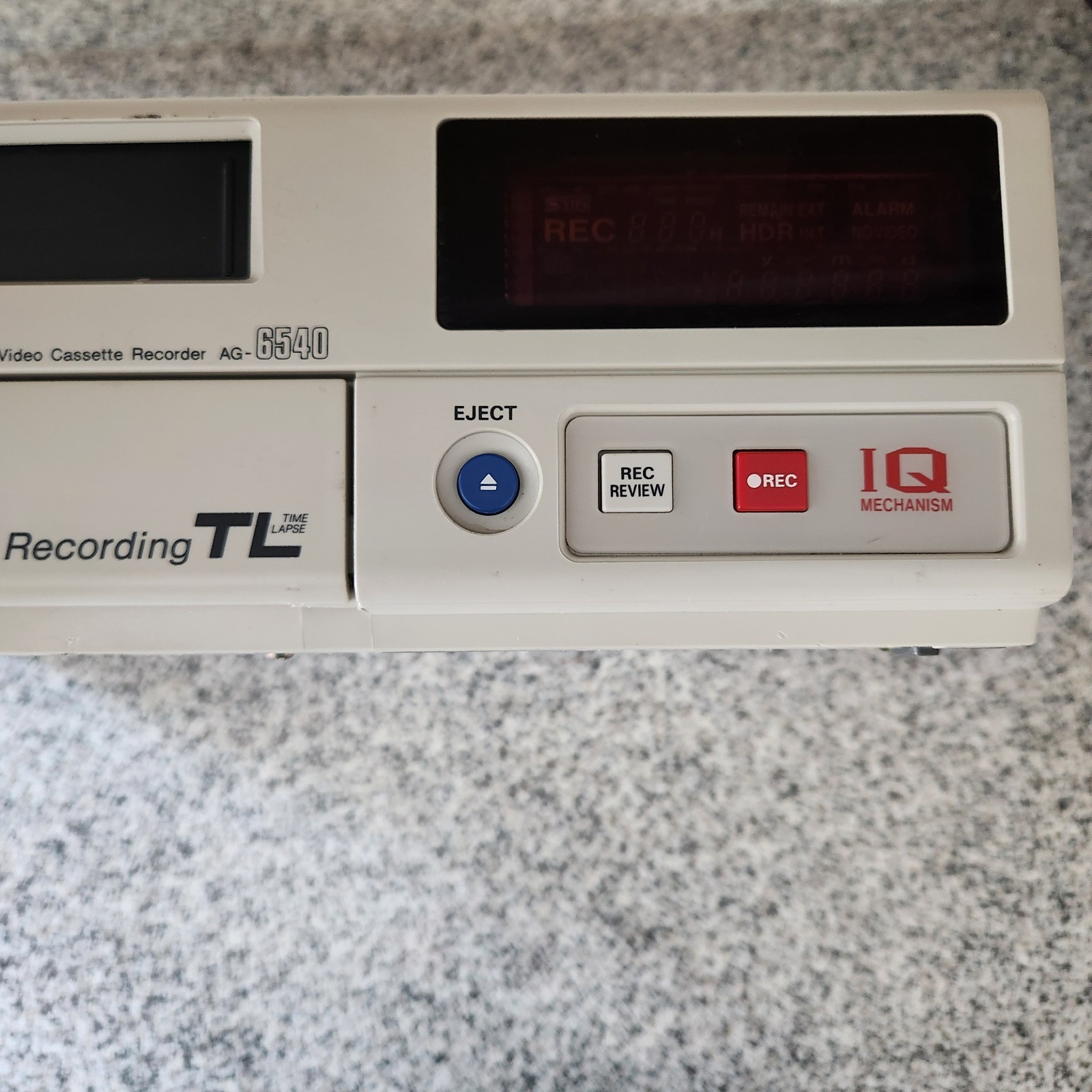 Panasonic AG-6540 S-VHS/VHS Time-Lapse Video Recorder Vintage Tested