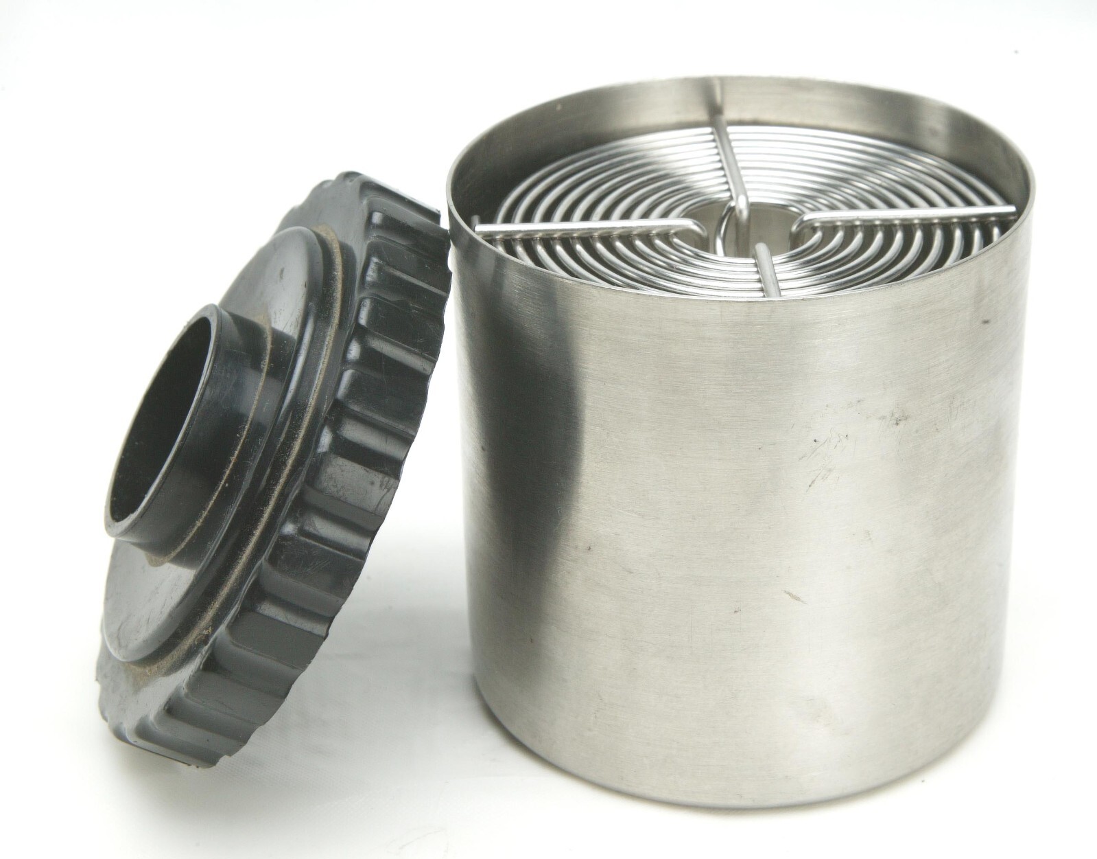 Samigon Stainless Steel Developing Tanks For Two 35mm Reels. Clean. Taiwan.