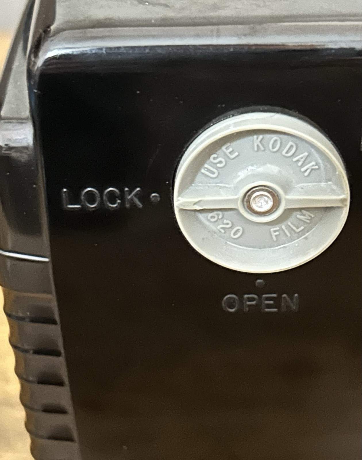 Vintage 1950s Kodak Brownie Bull’s-Eye 620 Camera WITH Vintage Film Spool