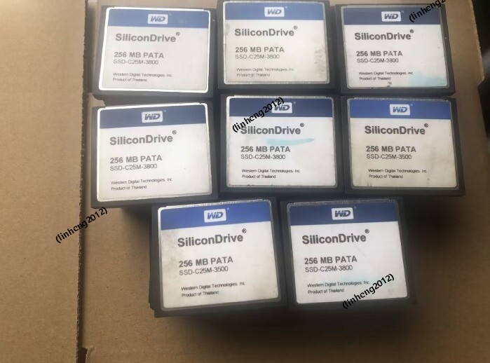 100PCS WD SILICONDRIVE 256MB CF cards PATA compact flash SSD-C25M