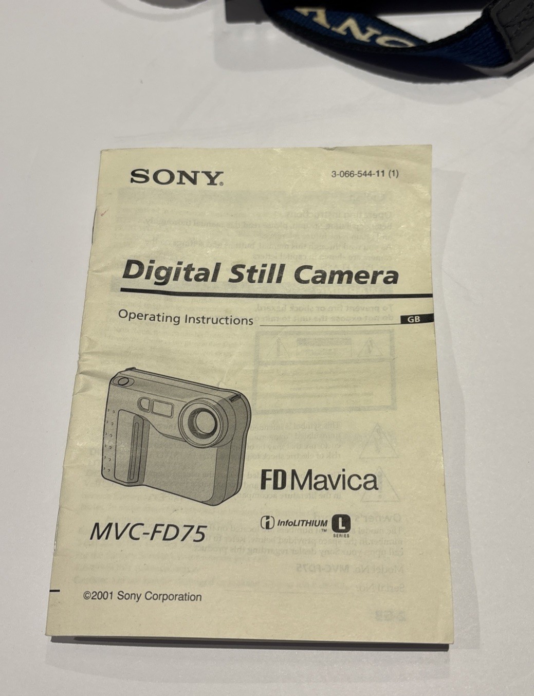 Sony Mavica MVC-FD75 Vintage Still Camera Works *Extras*Read*