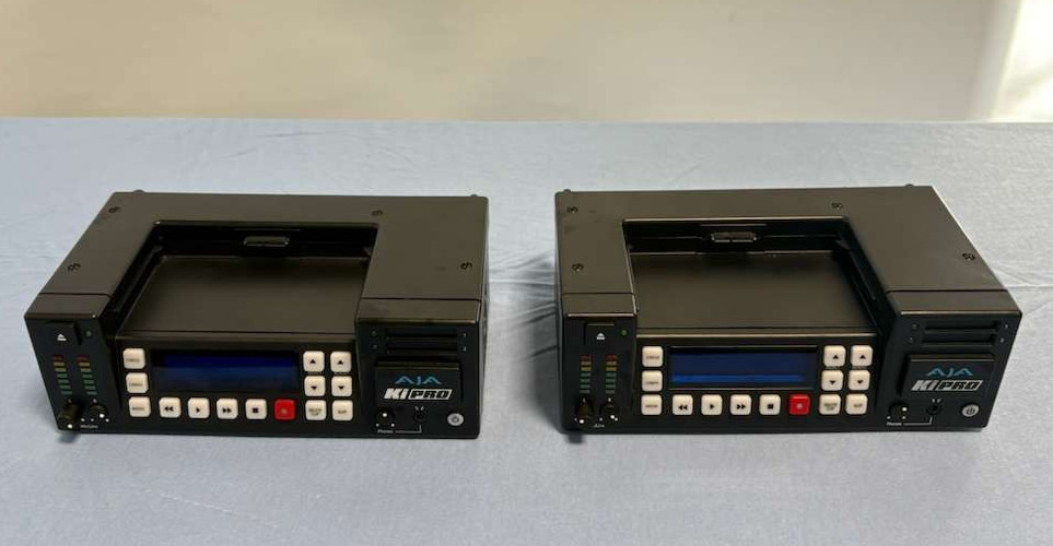*LOT OF 2* AJA Video Systems Ki Pro Rack Field Portable Recorder Model KI-PRO-R0