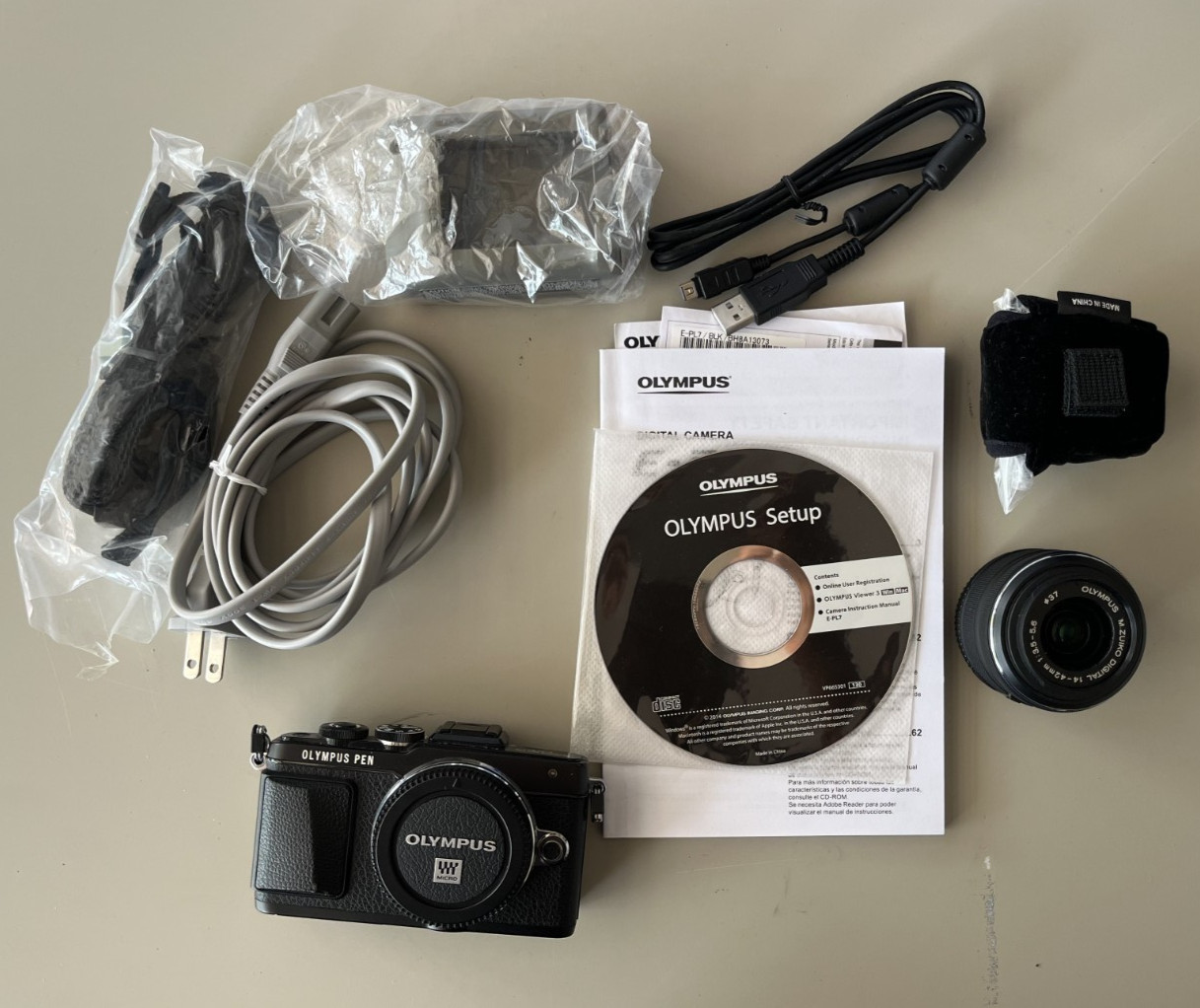 OLYMPUS PEN Lite E-PL7 14-42mm Mirrorless micro 4/3 Camera