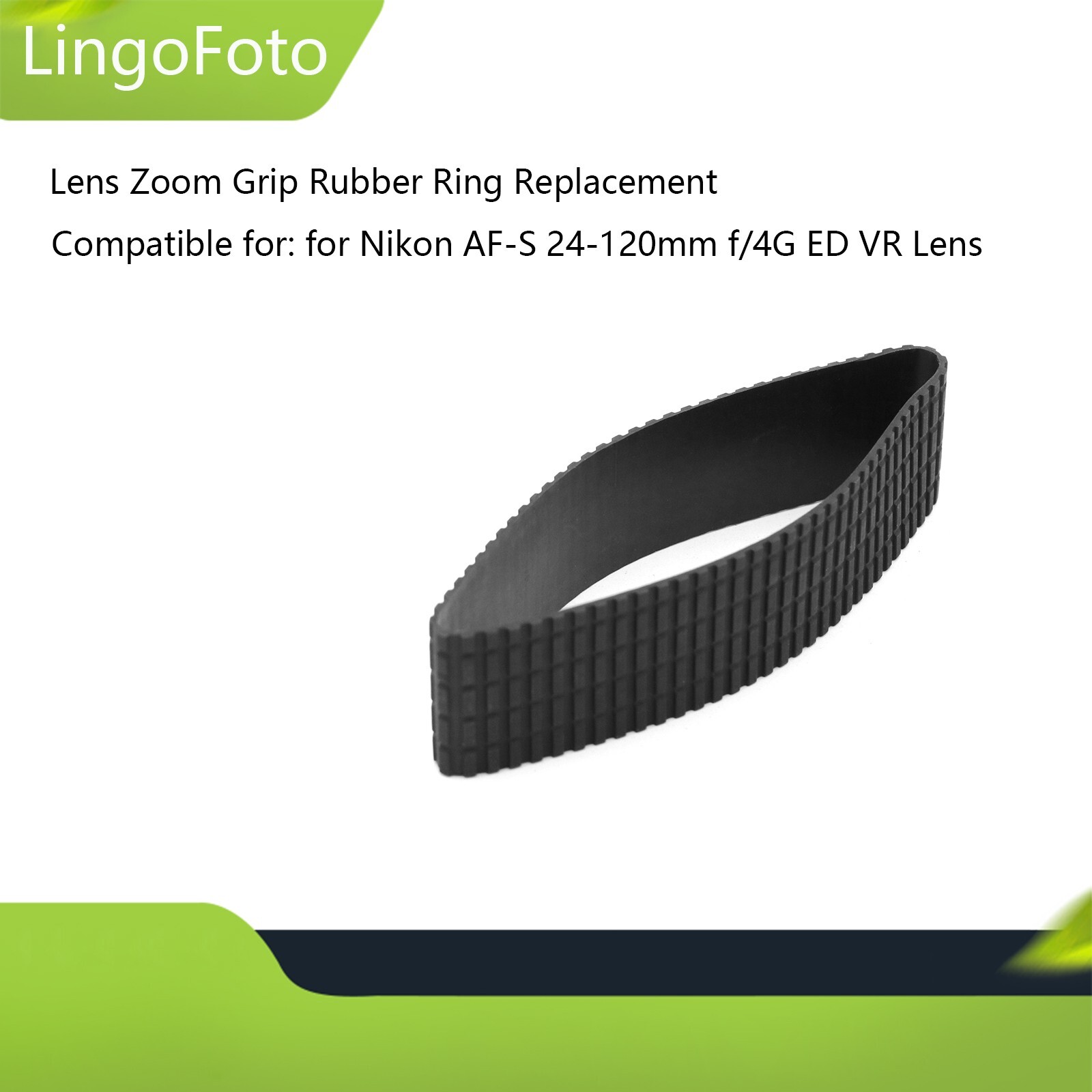 Lens Zoom Grip Rubber Ring for Nikon AF-S 24-120mm f/4G ED VR Camera Lens