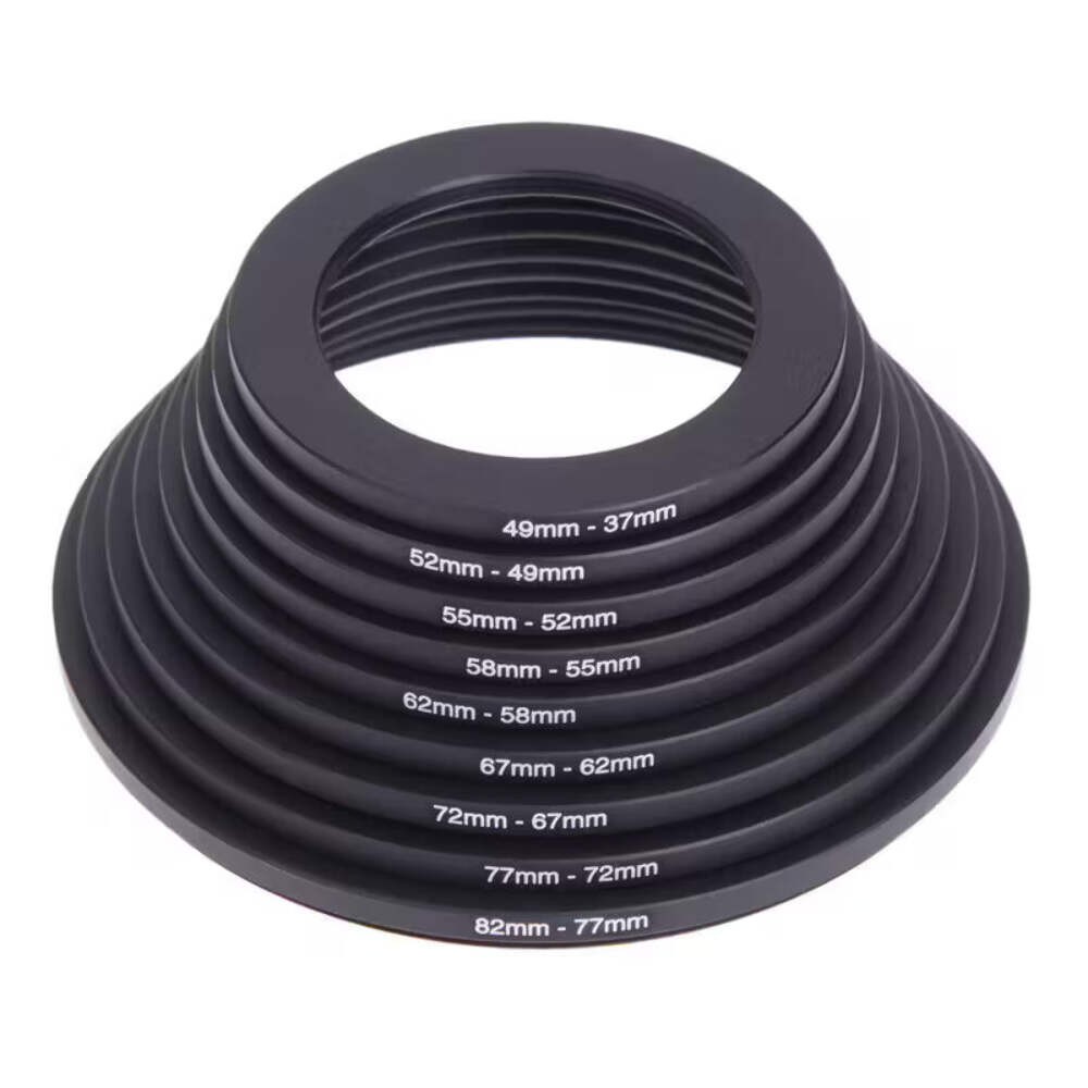 Step-Up Step-Down Lens Filter Adapter Ring Set of 18 – Compatible with 37-82mm C