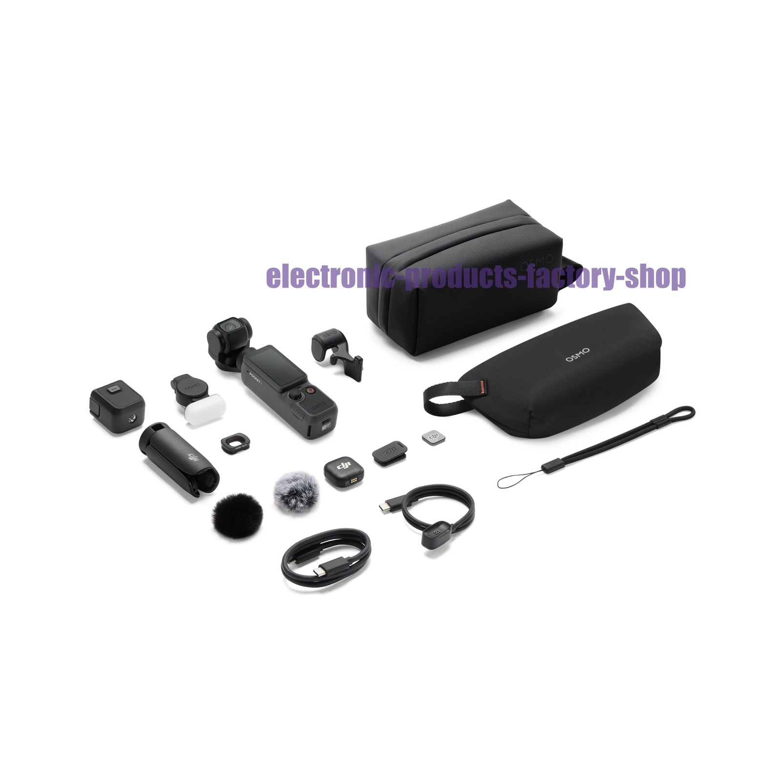 DJI Osmo Pocket 4 Creator Combo 4K Gimbal Camera Wide Lens Microphone Vlog New