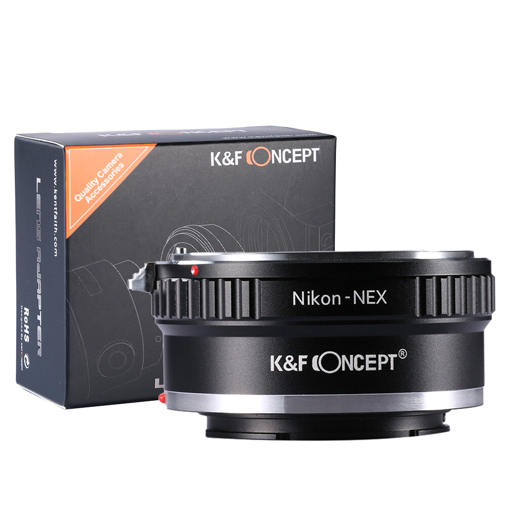 K&F Concept Lens Adapter Nikon AI AIS F Lens to Sony E a6000 a7R2 A7C A7R4 a1