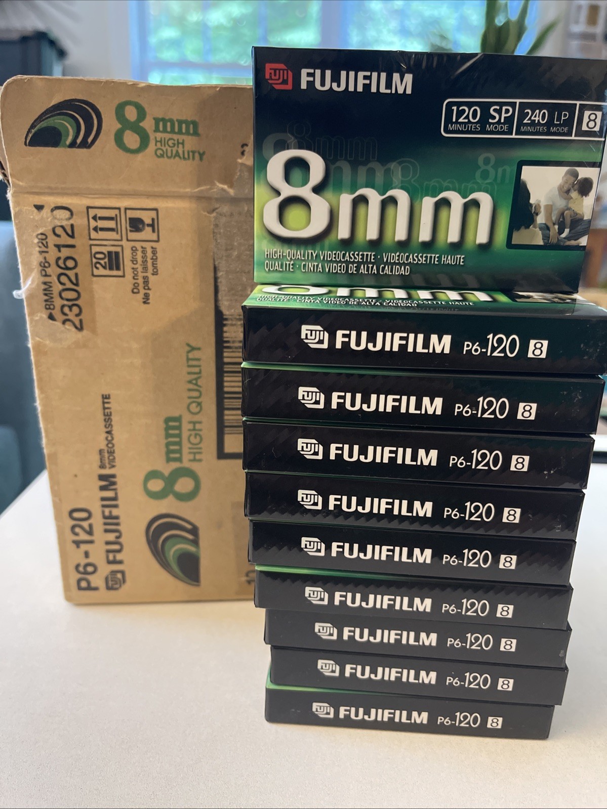 Fuji Film 8mm High Quality Video Cassettes 120 Min Pack Of: 10