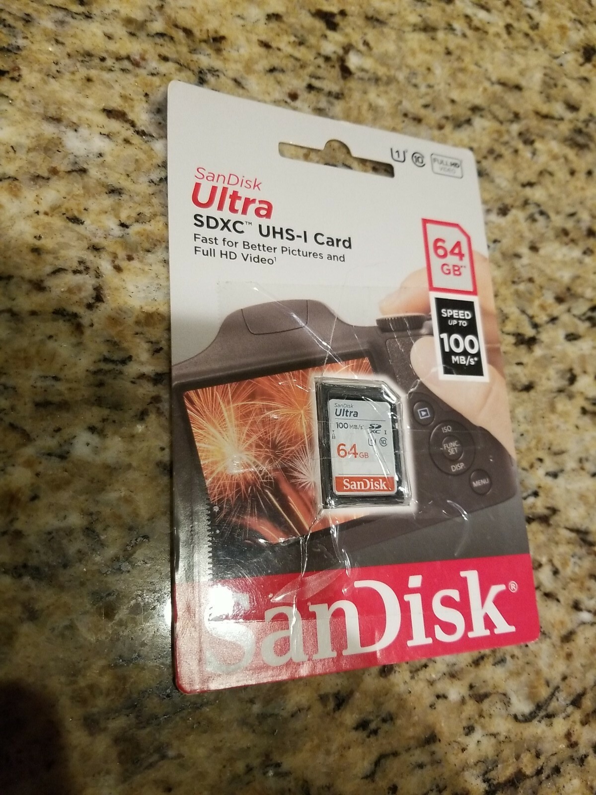 SanDisk Ultra 64 GB SDXC UHS-I Memory Card, Speed Up to 120MB/s, SDSDU, Class 10