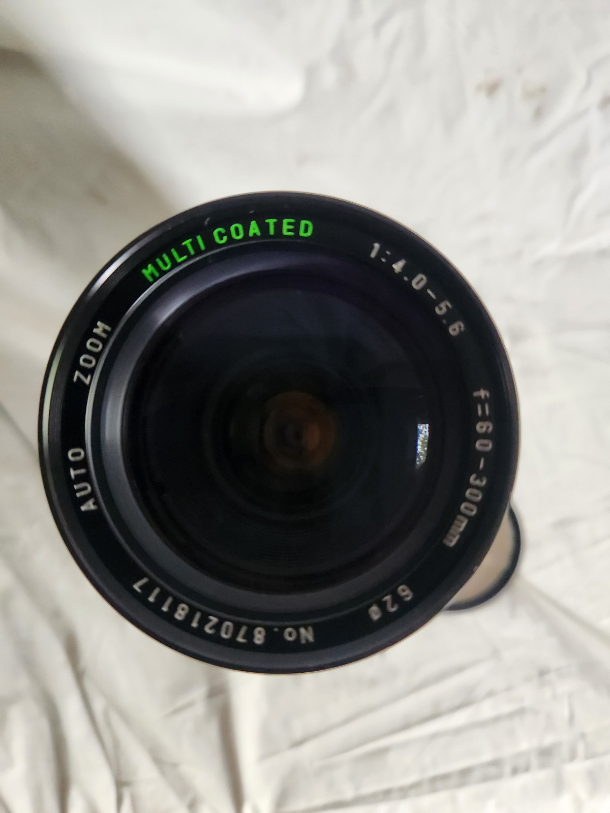 Sears # 202 60-300mm f/4.0-5.6 Macro Auto Zoom Lens & Tiffen 62mm Sky 1-A Filter