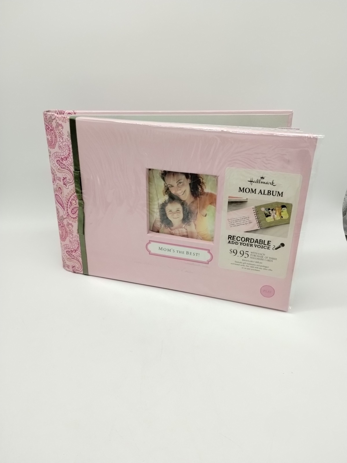 Hallmark New Pink Paisley Mom Album Voice Recordable
