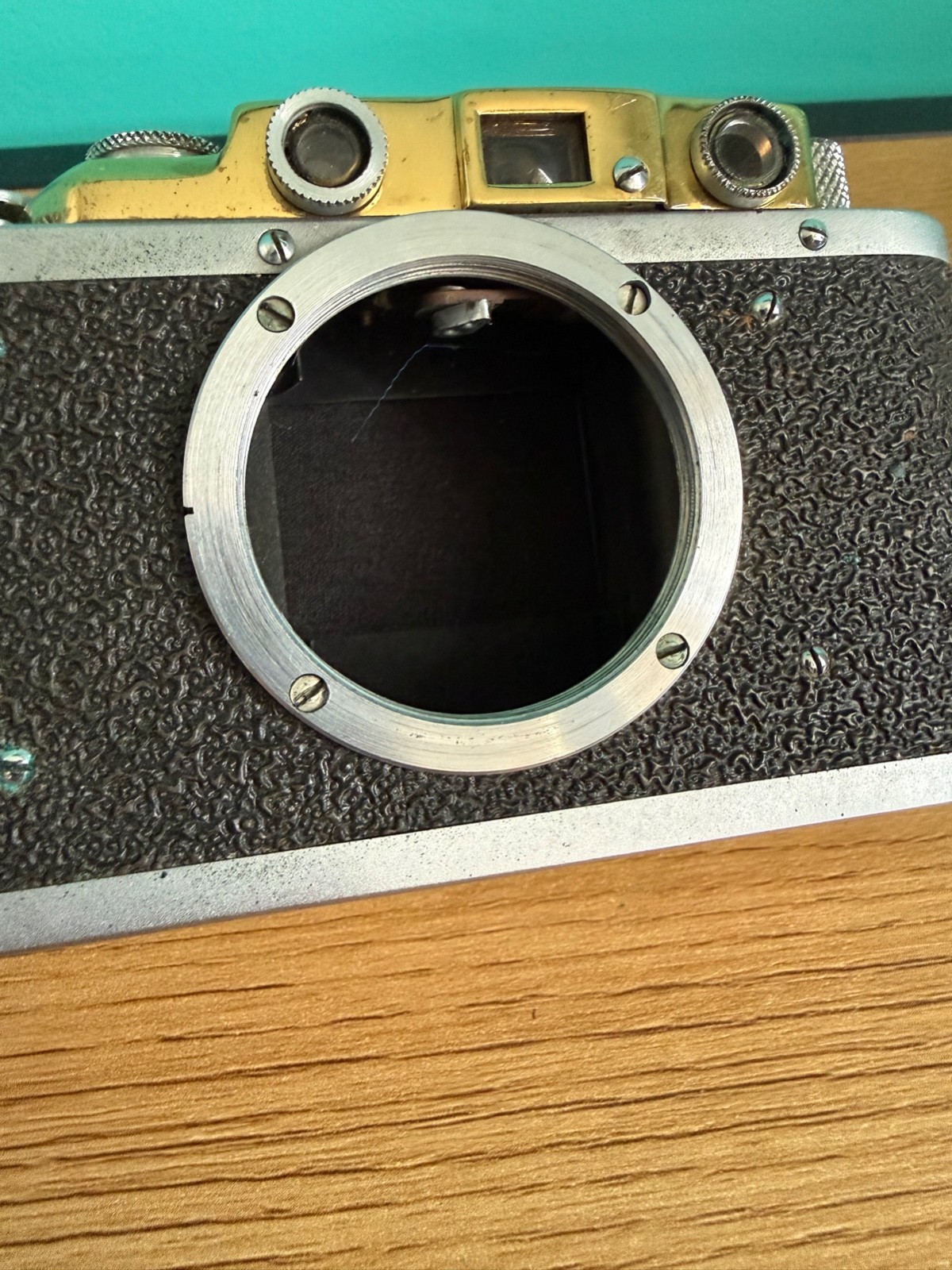 FED Rangefinder Camera Body – Leica Top Plate Cover – Body Only – Excellent Cond