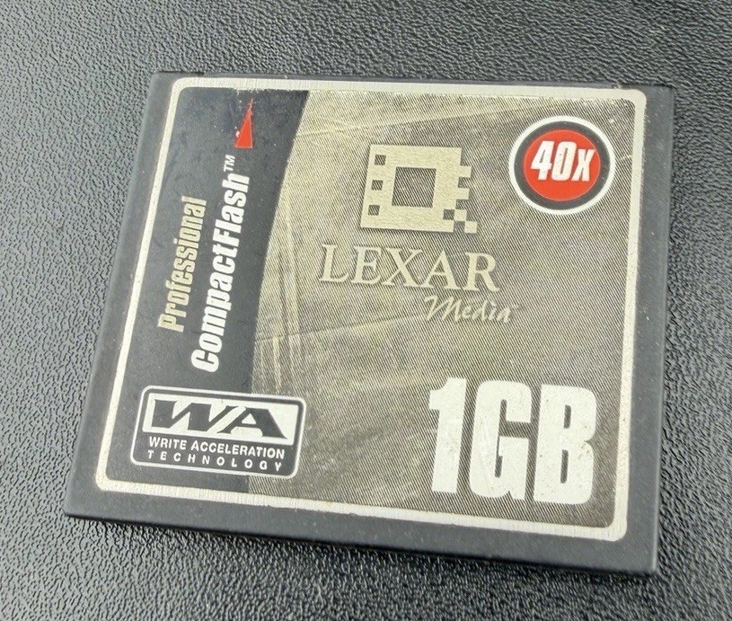 Lexar Professional 1 GB 40x Speed CompactFlash Memory Card