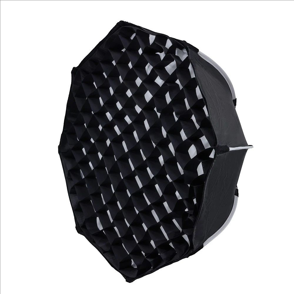 US TRIOPO K3-65 65cm Quick-Setup Octagon Softbox with Grid For Bowens Light