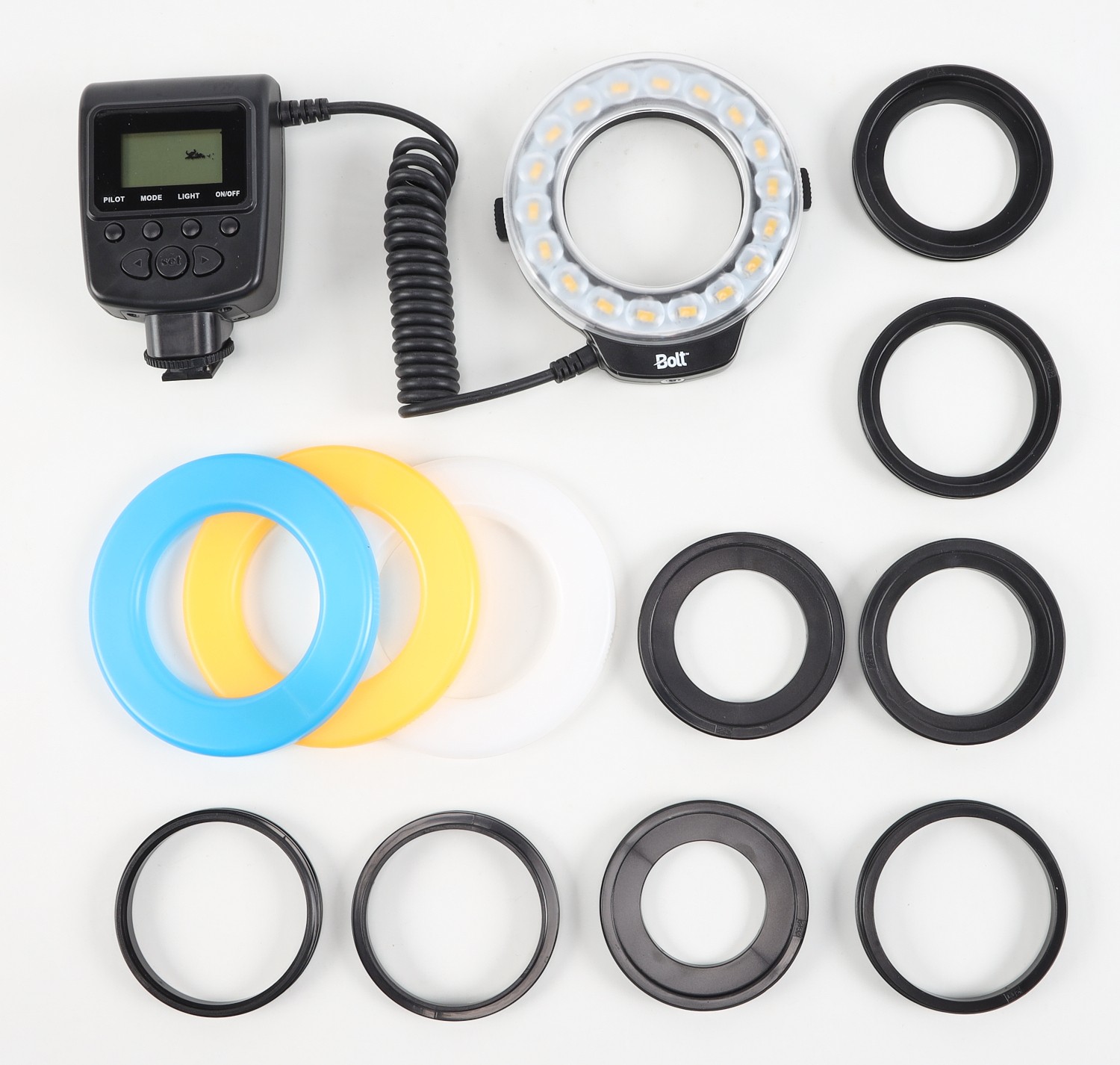 Bolt VM-160 LED Macro Ring Light Flash Lighting Kit (GN 69)(China)