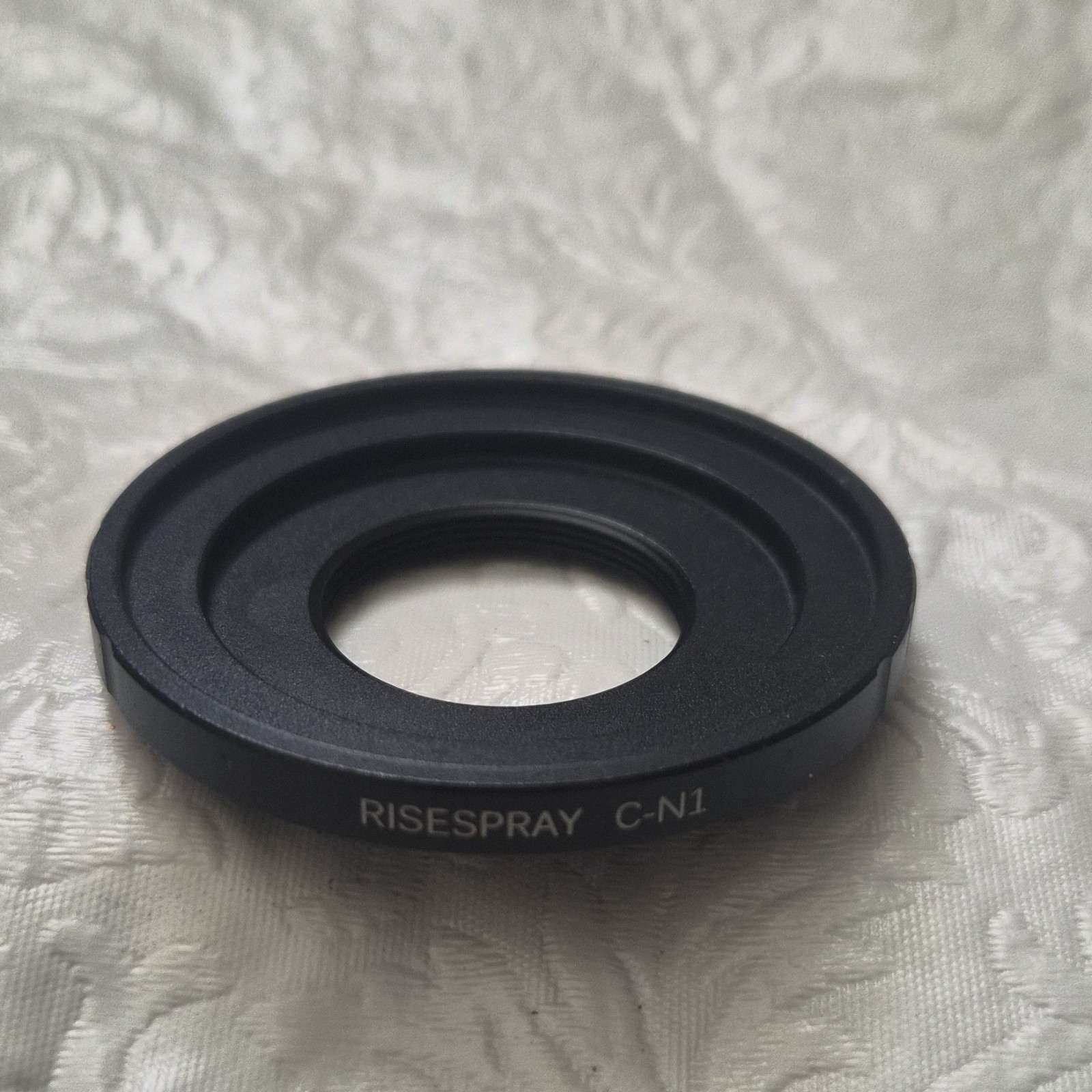 RISESPRAY C-N1 C-Mount to Nikon 1 Lens Adapter, Twist-On, Black, Universal