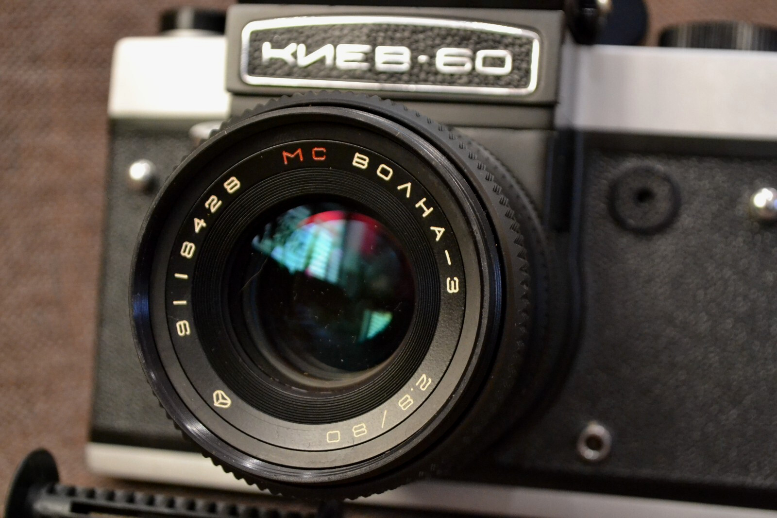 Medium Format KIEV-60 TTL camera MC Volna 3 lens Ukraine Arsenal 1992+ bonus