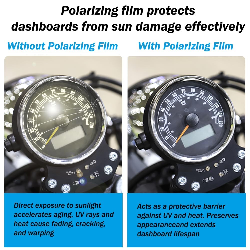 Polarized Film Sheets 2PCS 7.8×11.8 Inch Adhesive Polarizer