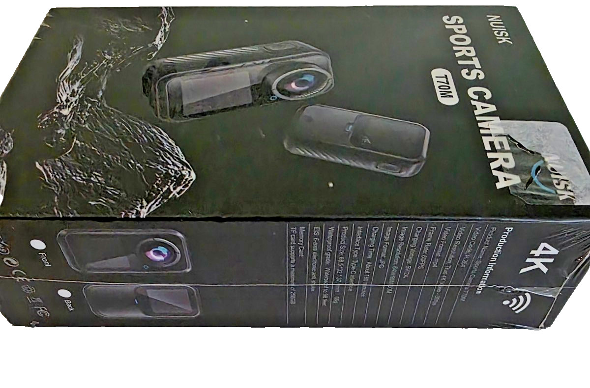 Nuisk Sports Camera T70M 4K 60FPS HD Video Recording