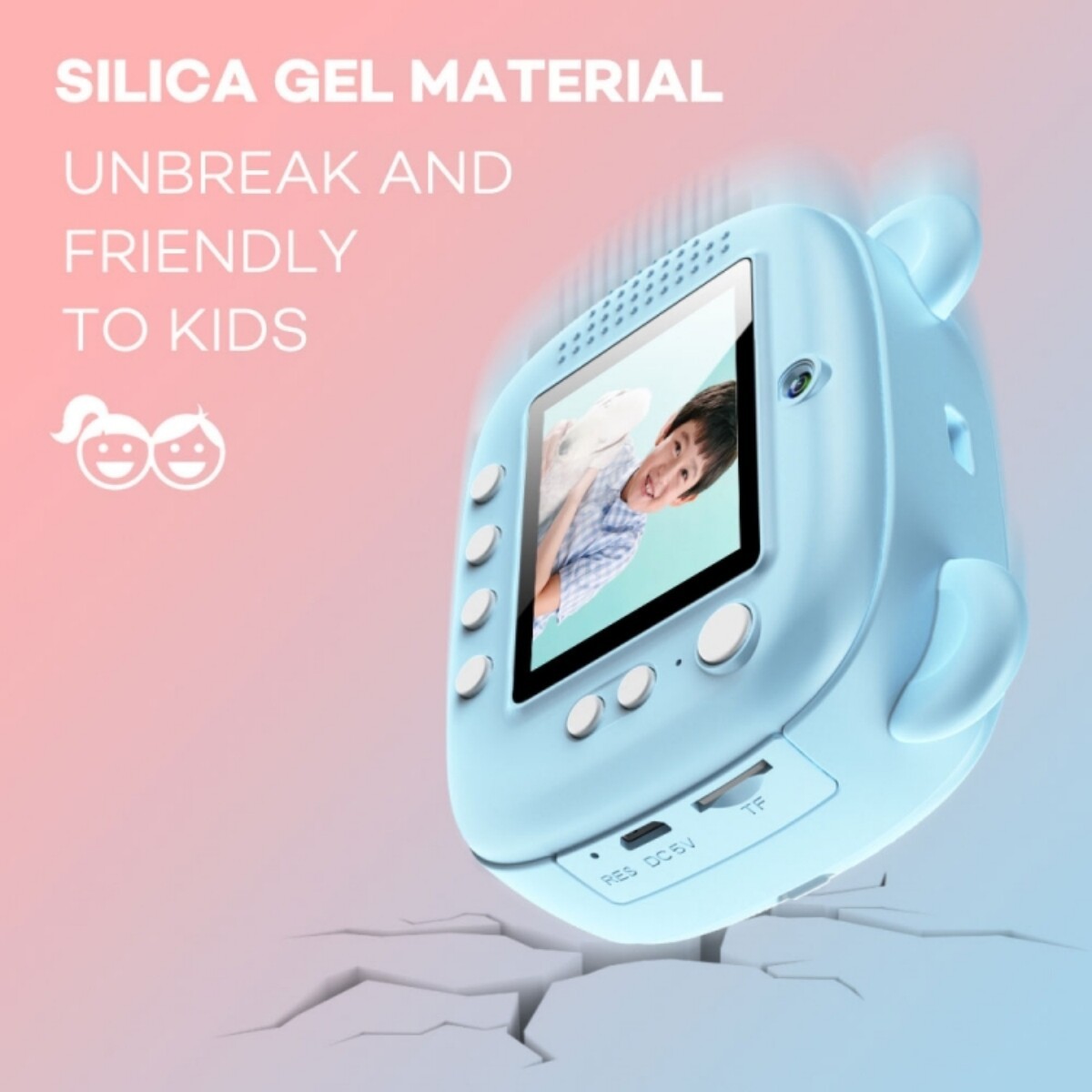 Kids Instant Print Digital Camera 1080P HD Video Camera with 32G Card Gift