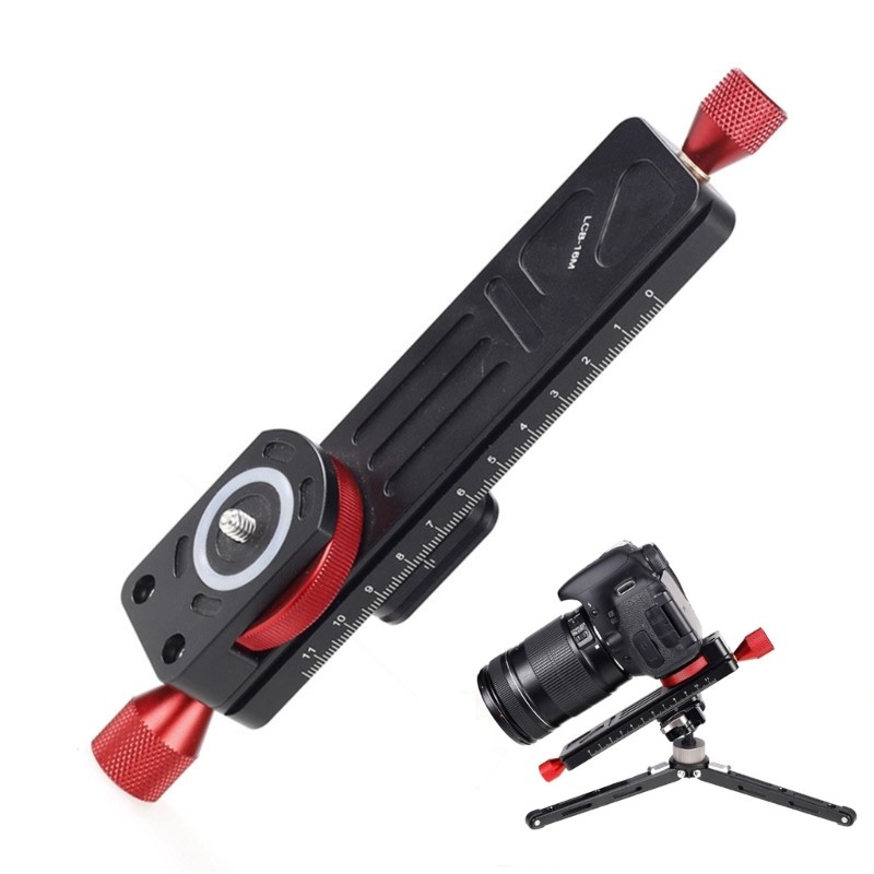 LCB-16M Macro Photography Slider Rail 160mm Adjustable Metal Structure