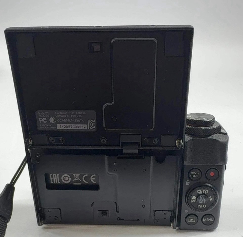 Canon PowerShot G7 X Mark II Black 20.1MP 4.2x Wi-Fi f/1.8 Kit Box
