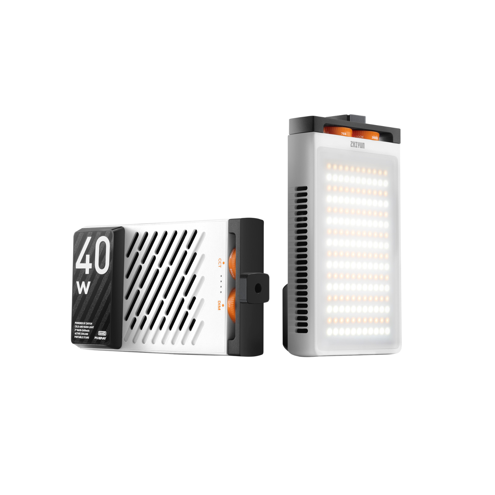 ZHIYUN FIVERAY M40 40W Pocket Led Video Light On Camera Photography Fill Light