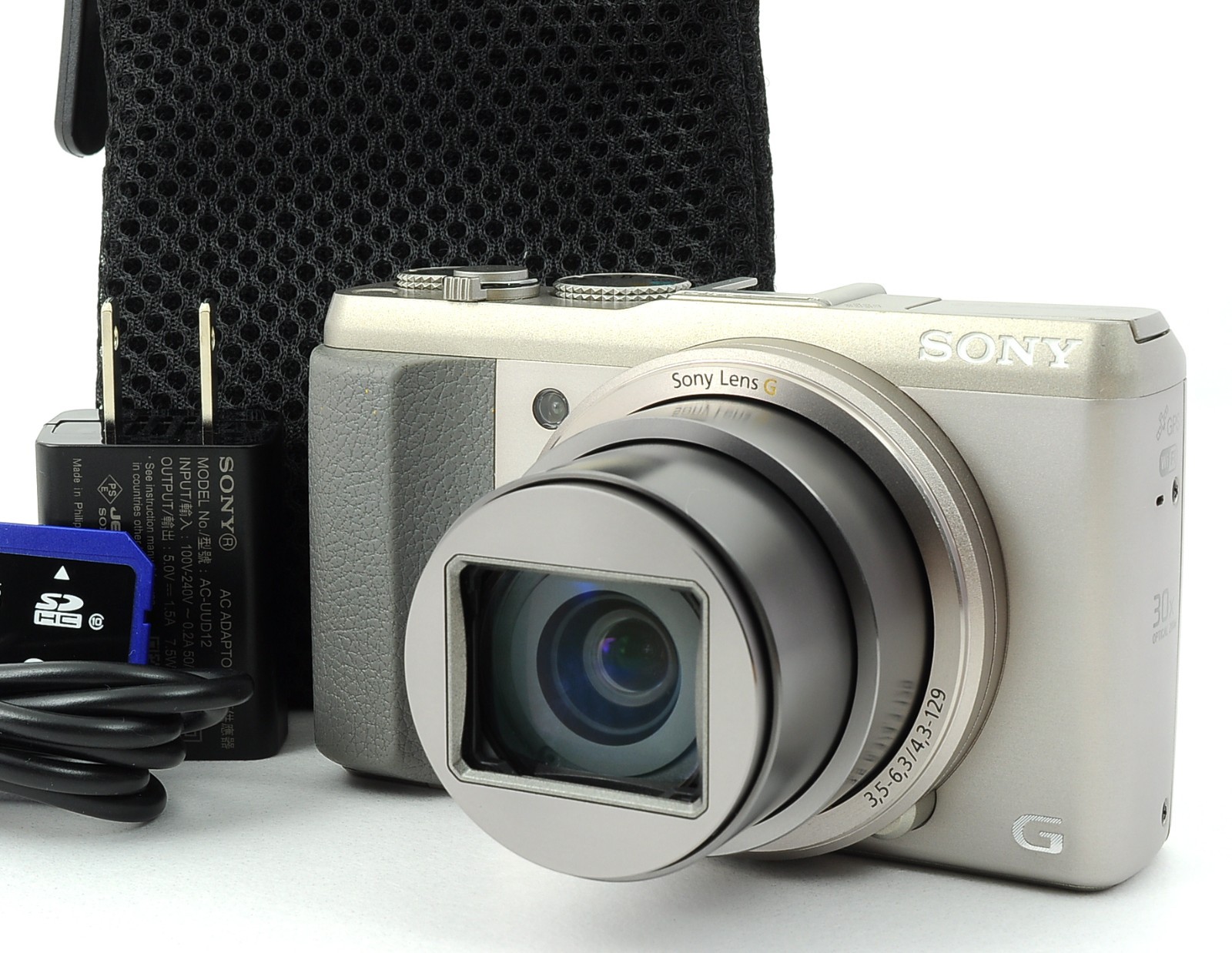 [N MINT] SONY Cyber-Shot DSC-HX50V Silver Digital Camera English OK!! 1861
