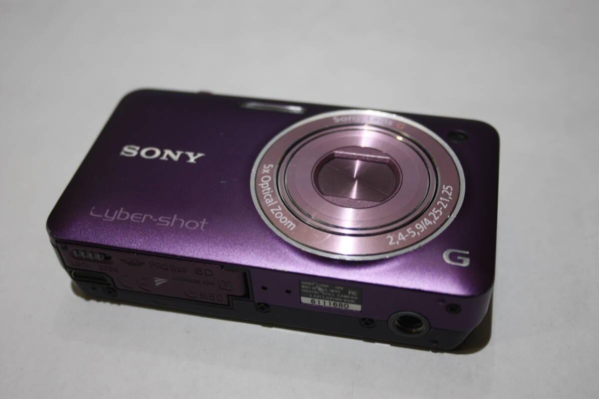 N.MINT SONY Cyber Shot DSC-WX5 Purple Digital Camera 5x Zoom 12.2MP Japanese