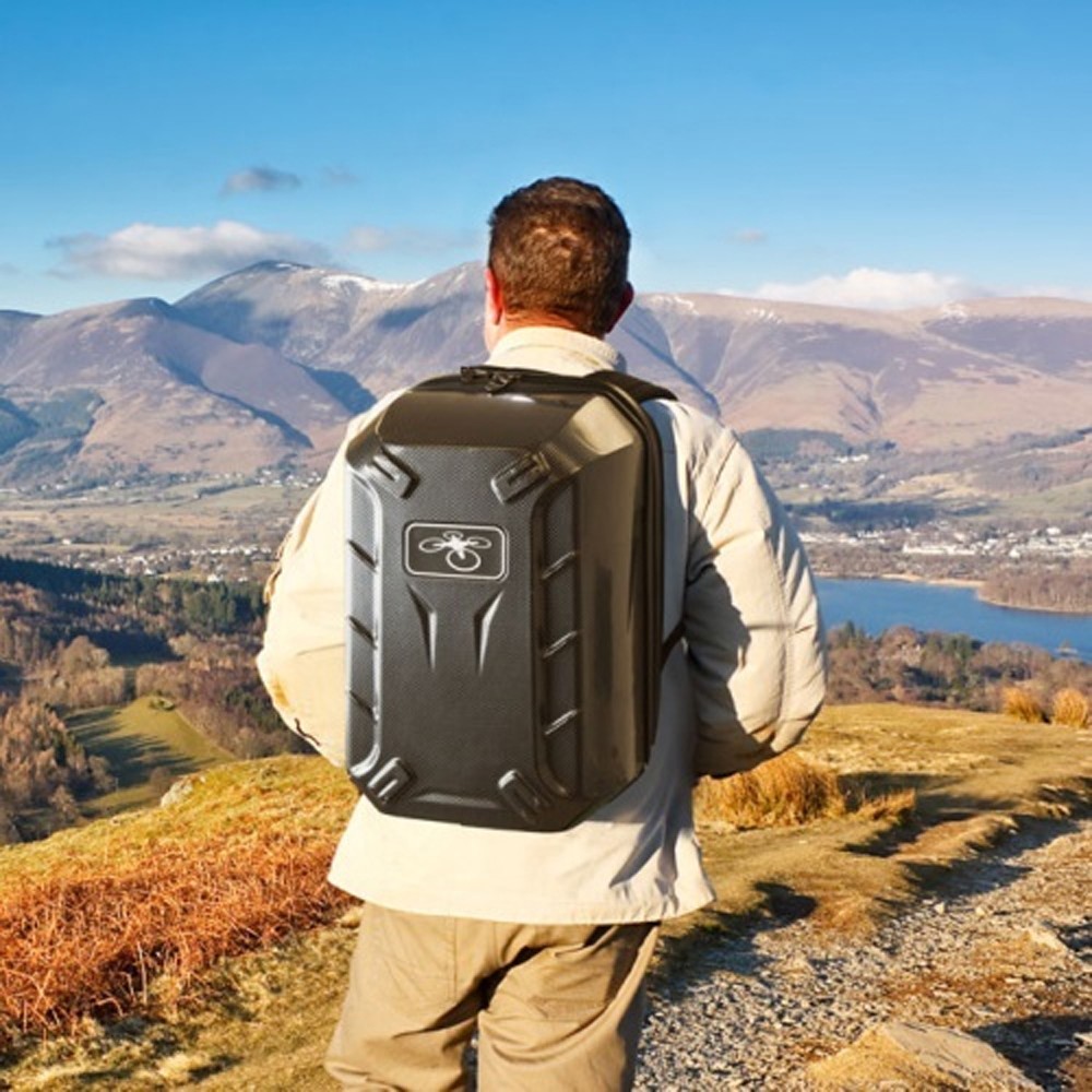 Xit Hardshell Drone Backpack Case for DJI Phantom 3 / 4 – Carbon Fiber Design