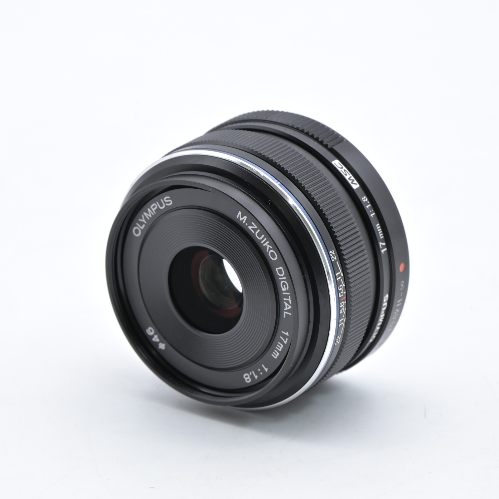 OLYMPUS M.ZUIKO DIGITAL 17mm F/1.8 BLACK for M4/3 [Near Mint] US Stock