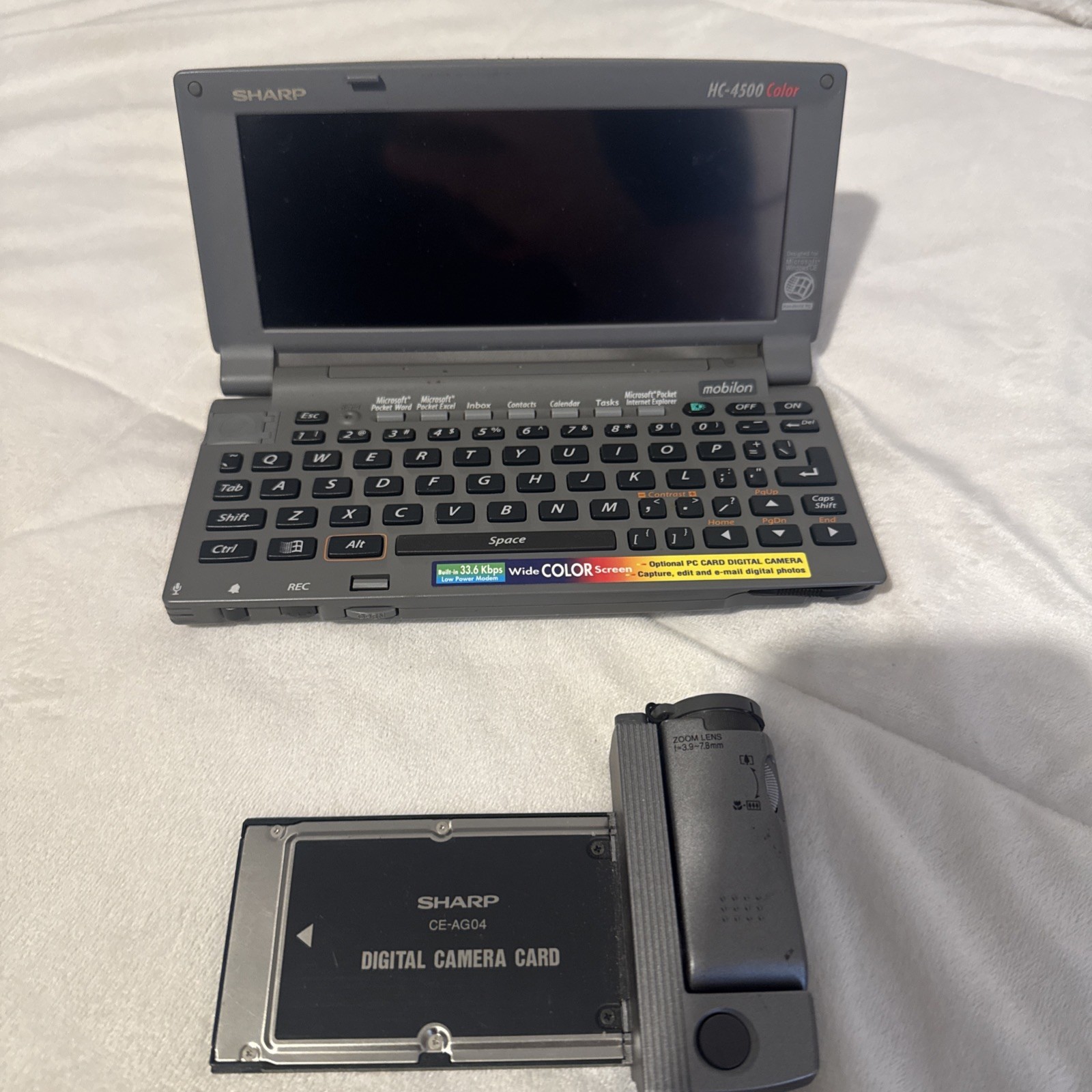 Sharp CE-AG04 Digital Camera Card Ultra Rare WORKING !! / SHARP HC-4500