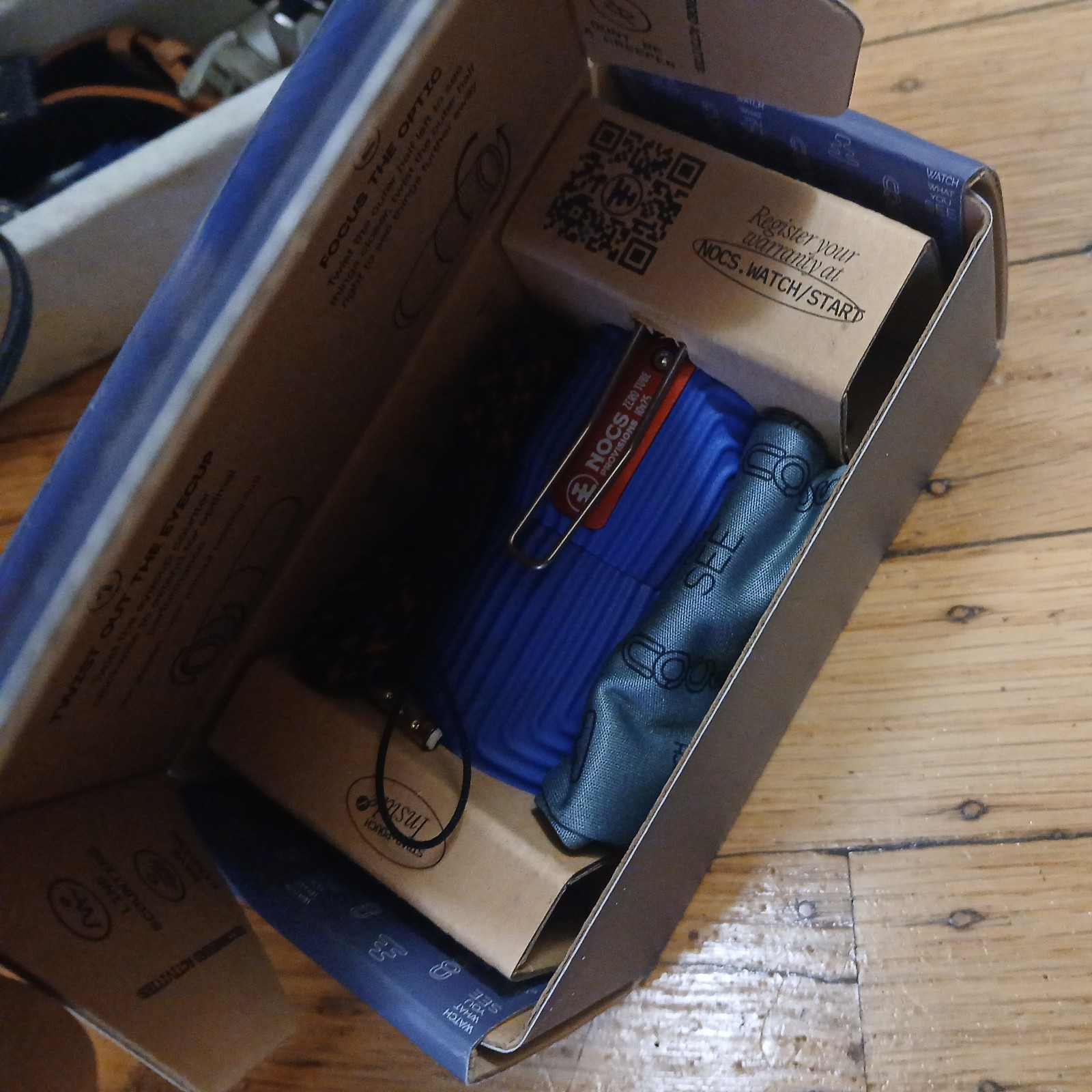 Nocs Provisions Zero Tube 10×25 Waterproof Monocular Ultramarine Blue New