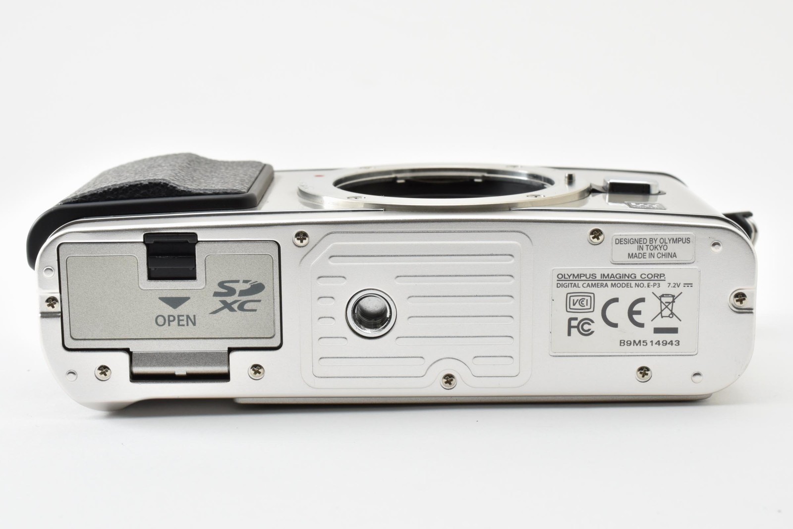 [MINT] OLYMPUS PEN E-P3 12.3MP Mirrorless Digital Camera Body Silver from JAPAN