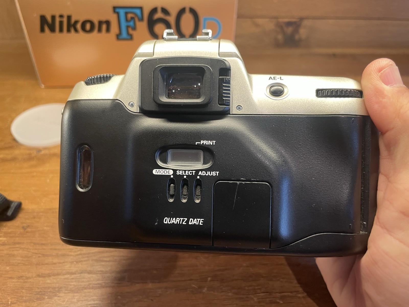 *Mint in Box* Nikon F60D Silver Film Camera Body From Japan #C4-73A