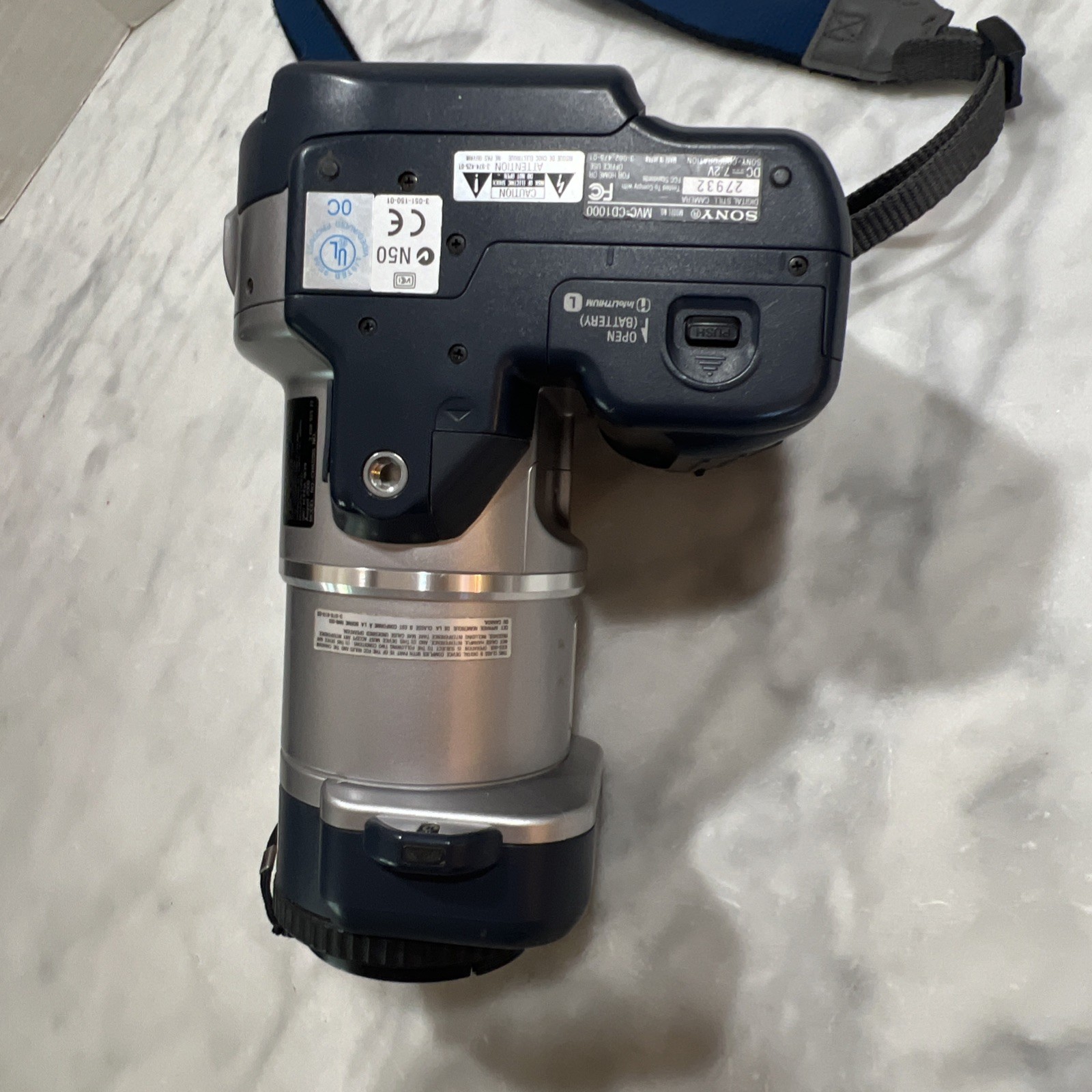 Sony Mavica Mega Movie HQ Digital Still Camera MVC-CD1000 Tested Works