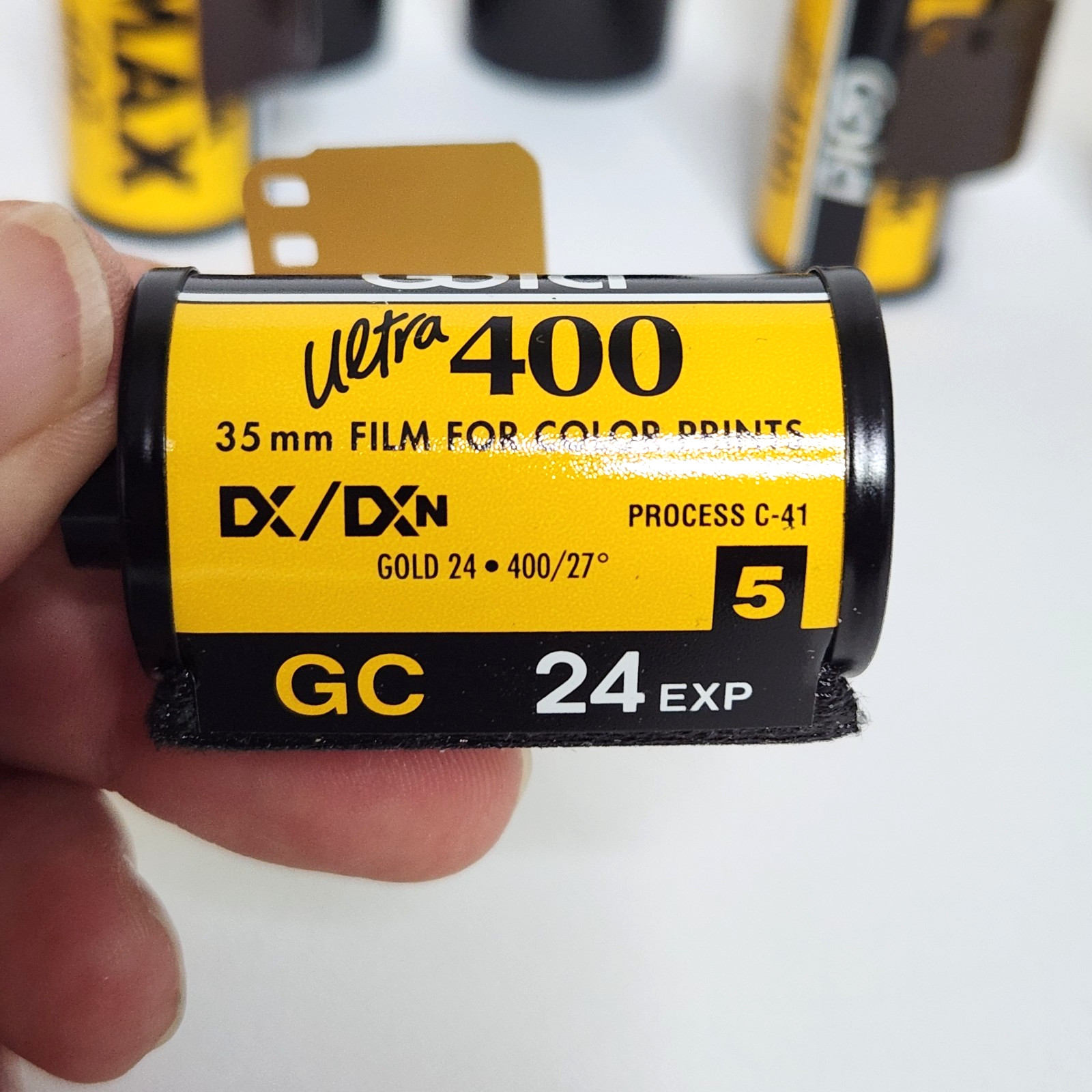 Kodak 400 ISO 35mm Color Print Film x6 rolls Gold Ultra Max 24 Exp Each Expired