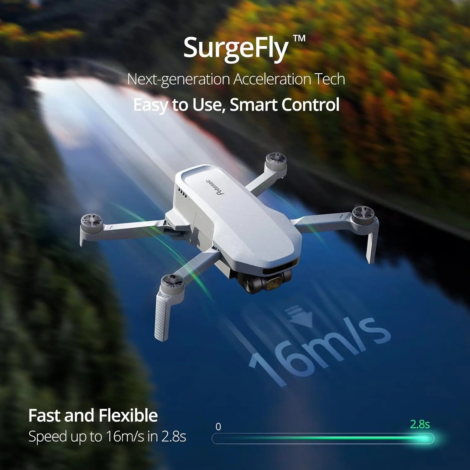 Potensic ATOM SE Drone Under 249g GPS 4KM Waypoints Gimbal Auto Return Follow Me