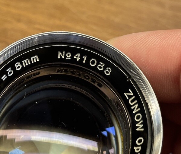 *Almost Mint* Zunow Opt. Zunow ELMO Cine 38mm F/1.1 High Speed Lens D Mount /JPN