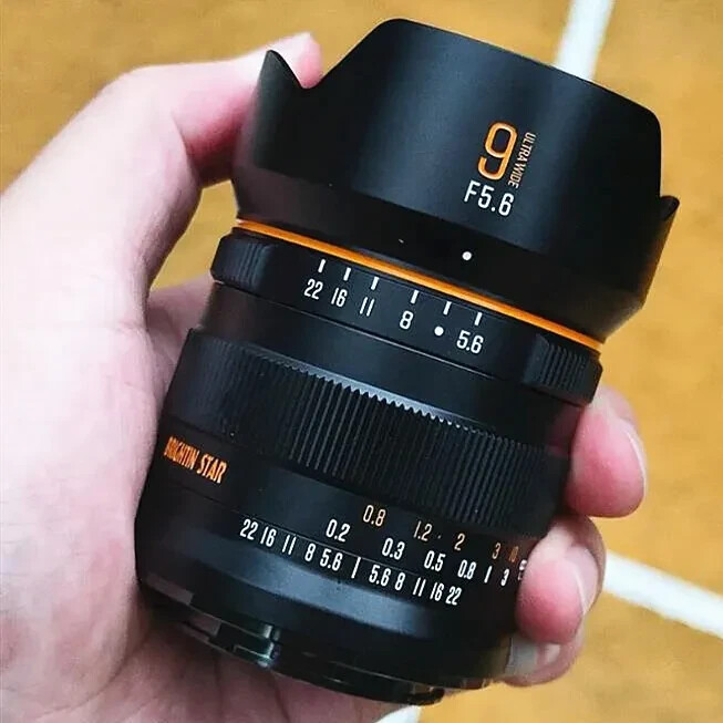 Brightin Star 9mm F5.6 132° Ultra Wide-Angle Full Frame Lens For E/Z/RF/L Mount