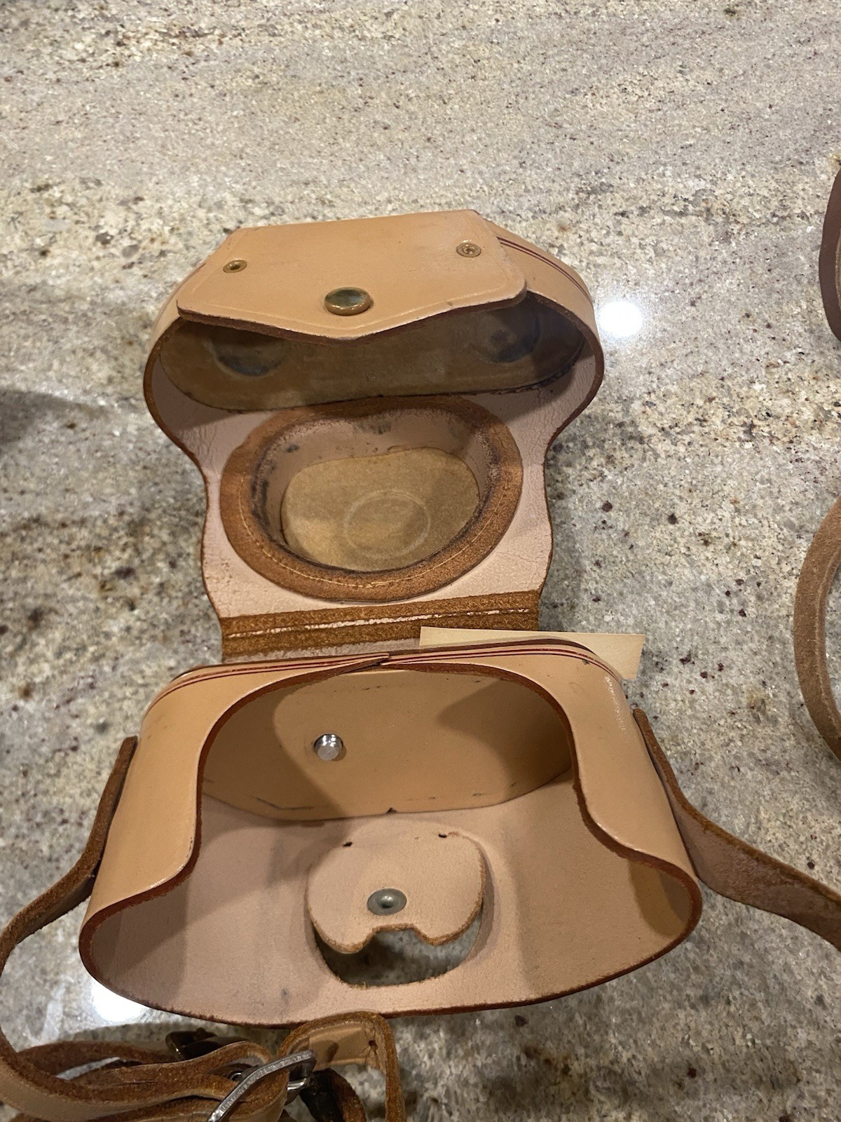 Lot of 5 Vintage Kodak Leather Camera Cases w Straps Signet & Others Clean