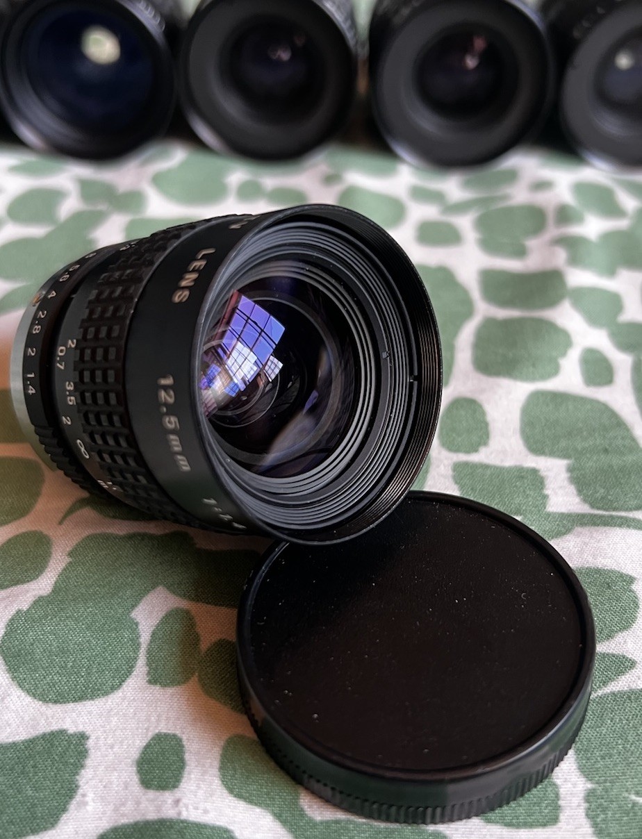 Pentax 12.5mm F1.4 Wide Angle C Mount TV Lens NEW OLD STOCK
