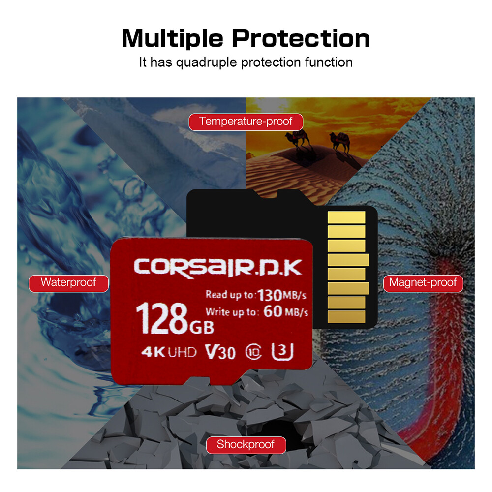 TF Memory Card 32GB 64GB 128GB TF Card Class3 High Speed Memory Card Real RAM