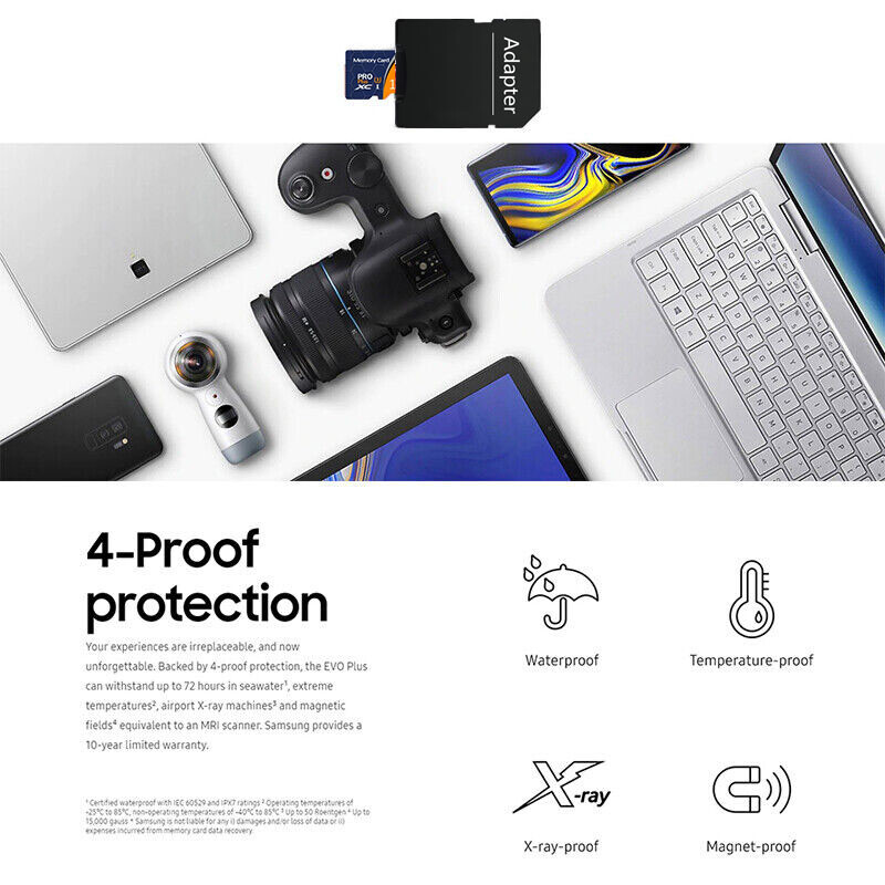 256GB 1TB Micro SD Card Memory Card TF Card with Free Adapter High Speed LOT