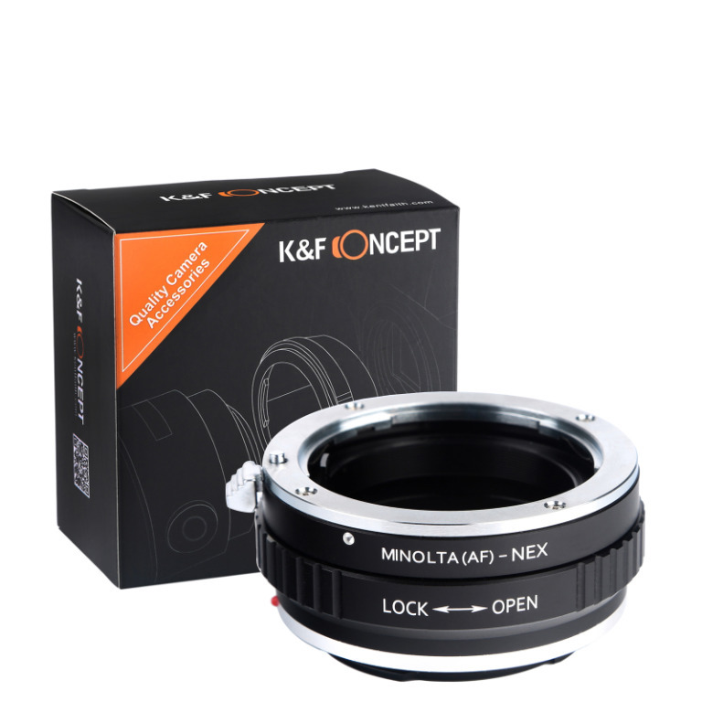 K&F Concept Lens Adapter Ring for Sony Alpha A Minolta AF Lens to Sony E Camera